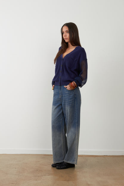 Pantalon jeans délavé Ulrich - Denim