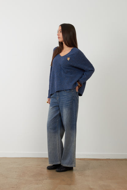 Pantalon jeans délavé Ulrich - Denim