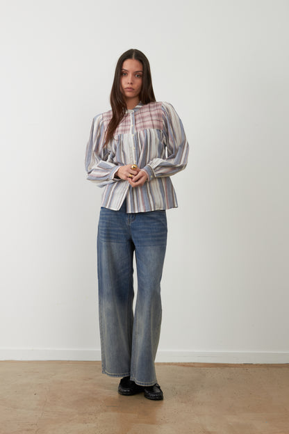 Pantalon jeans délavé Ulrich - Denim