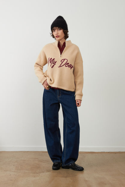 Pull "My Dear" Yseult - Beige