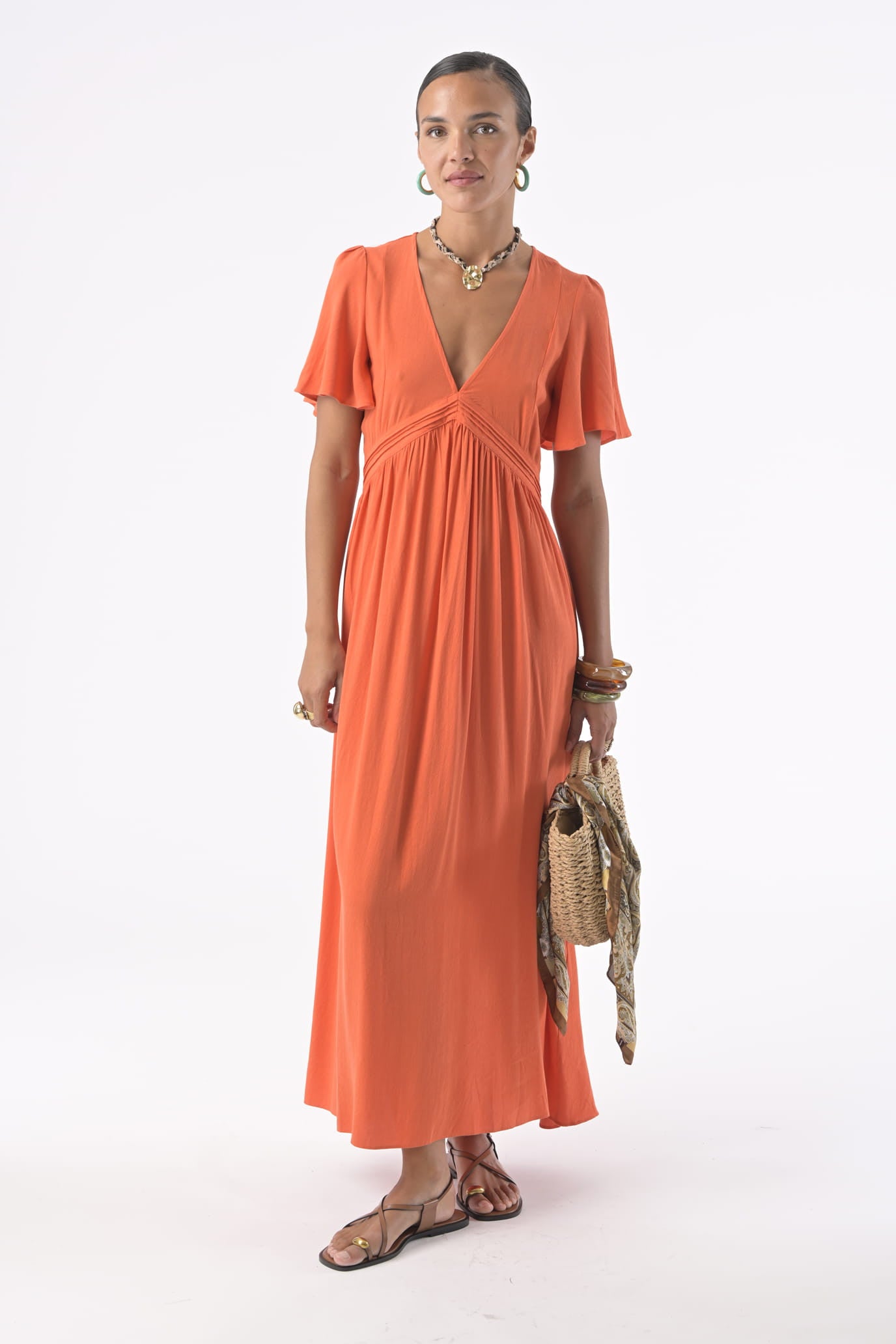 Robe Kora, coloris orange