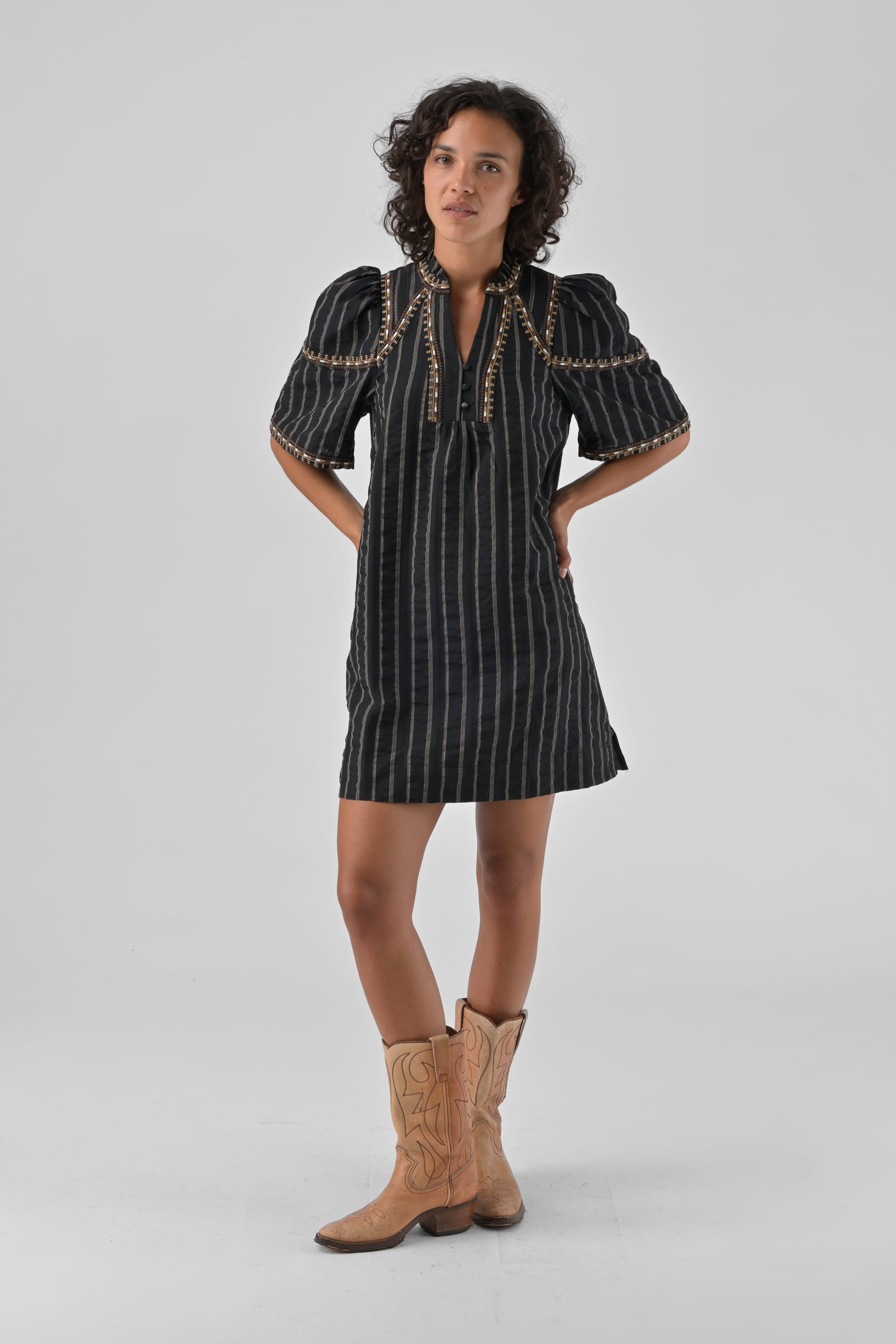 Robe Rita, coloris noir