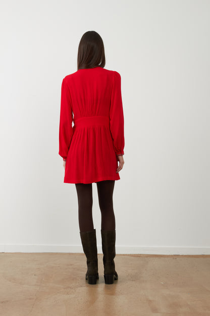 Robe courte Judy - Cerise
