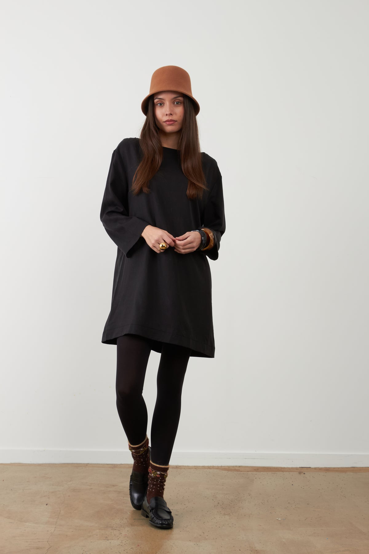 Robe courte Talia - Noir