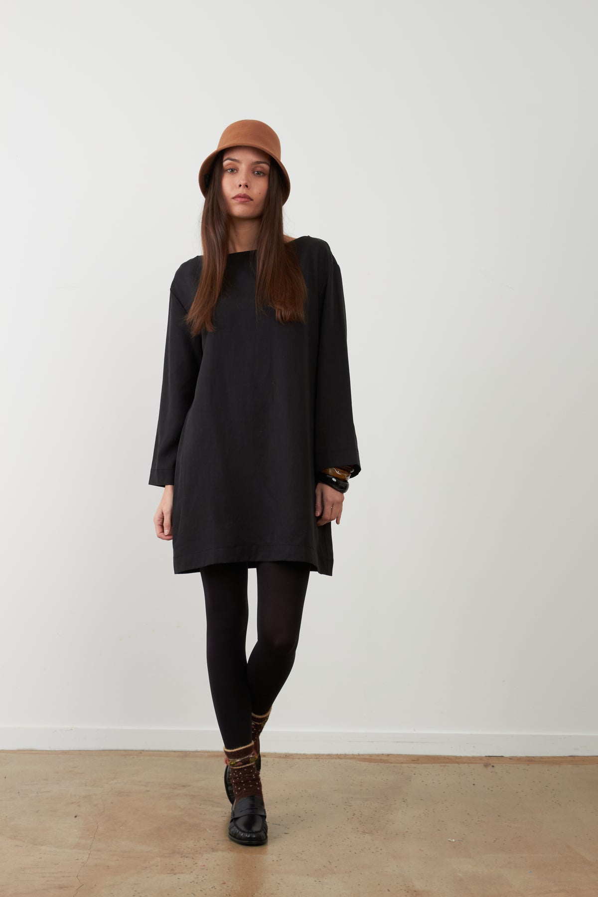 Robe courte Talia - Noir