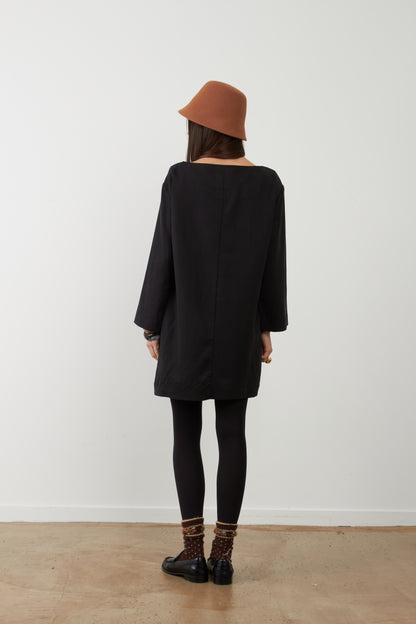 Robe courte Talia - Noir