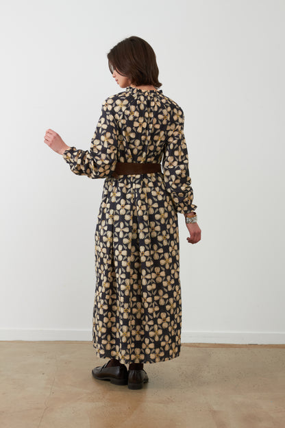 Robe longue imprimé fleurs Emmy - Orpheus Botanic