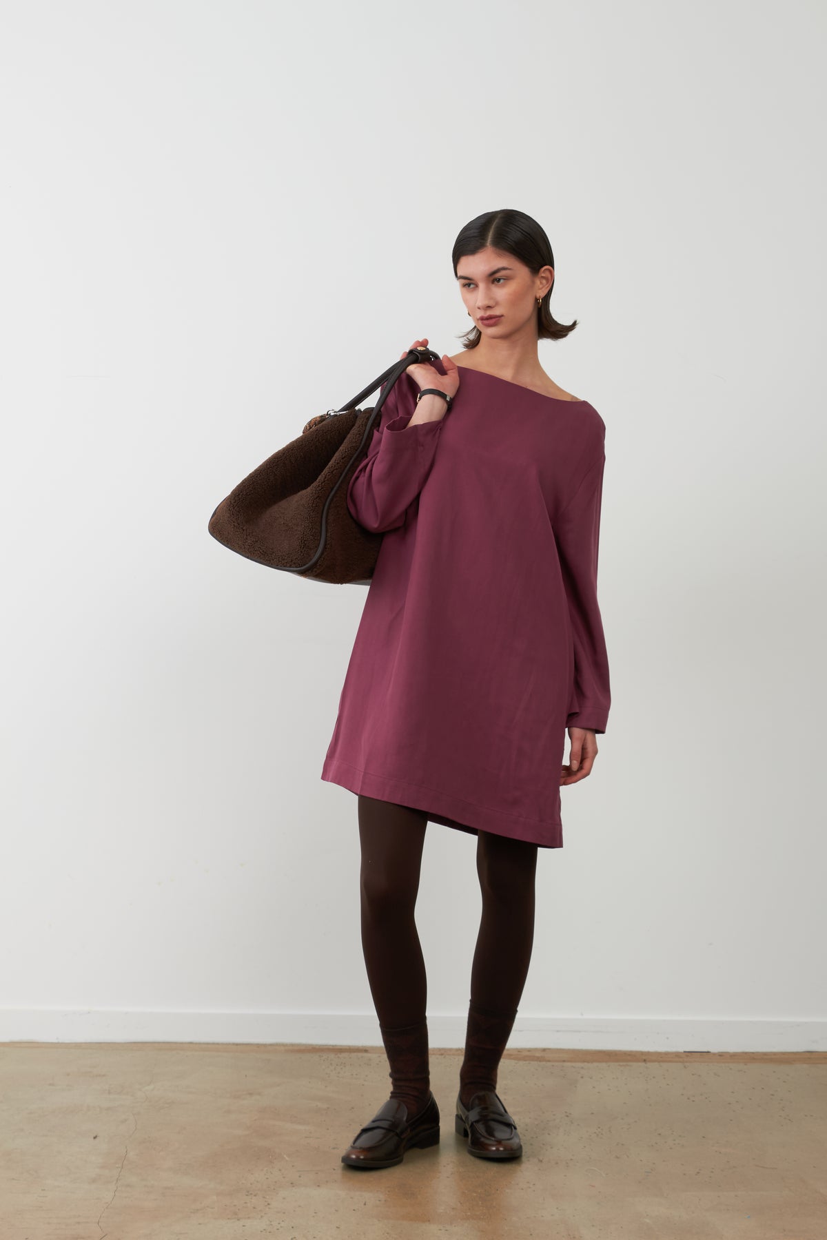 Robe courte Talia - Violet