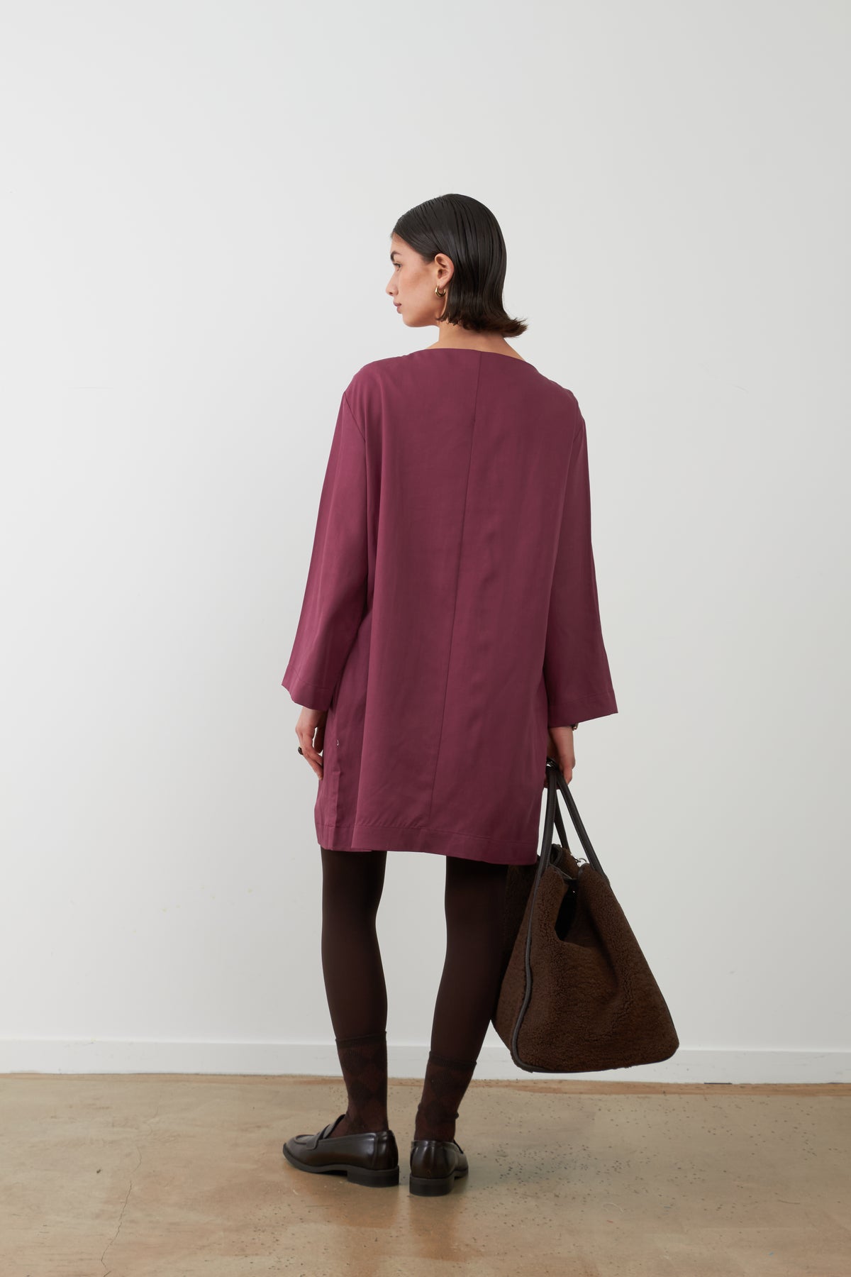 Robe courte Talia - Violet