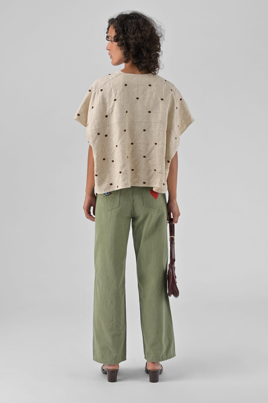 Veste Griffin, coloris ecru — vue 2